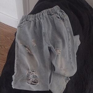 Girls distressed jeans